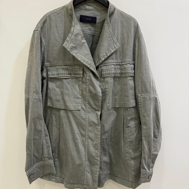 시스템 우면 야상 자켓 정품