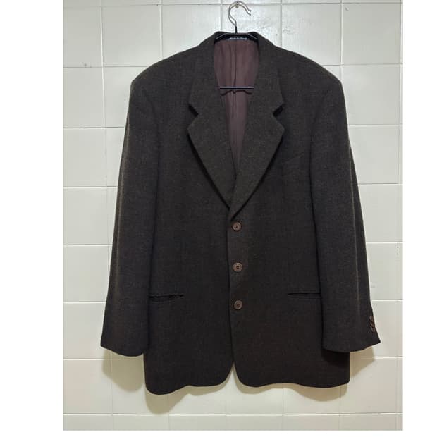 조르지오 아르마니 헤비울 블레이저