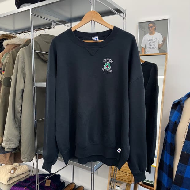90s 러셀 빈티지 스웻셔츠 맨투맨 made in USA (2XL)
