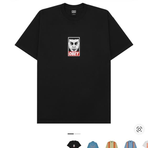 아이앱 스튜디오 x 오베이 빈지노 콜라보 반팔 판매합니다