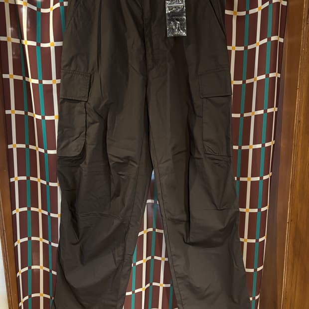 유니클로 C 카고 바지  다크 브라운 S