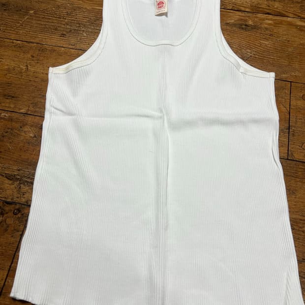 브론슨 나시 민소매 화이트 XL 10.5 oz Cotton Tank To