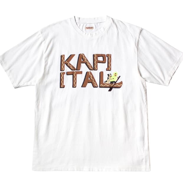 KAPITAL 20 Jersey Crew T-Shirt Canoe