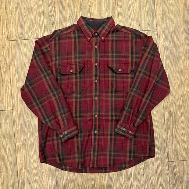 울리치 체크 울 셔츠