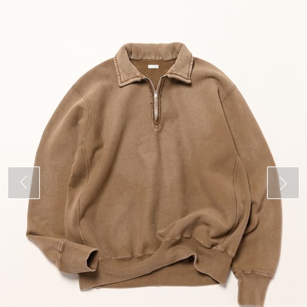 아프레쎄 빈티지 하프 집업 스웻 판매합니다