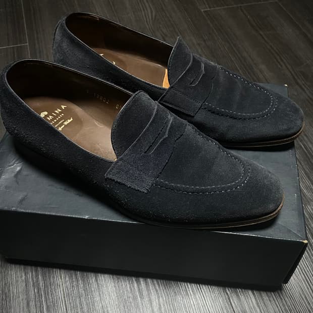 Carmina 카르미나 스웨이드 페니로퍼 80158 알든 265-270