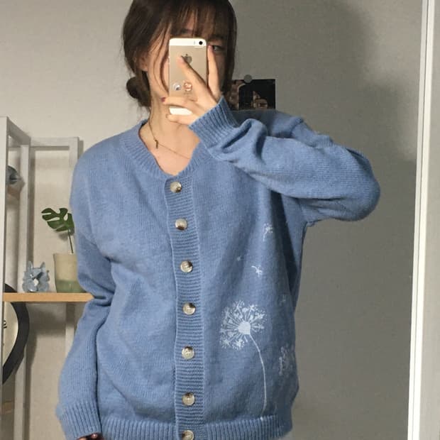 겨울 민들레 가디건