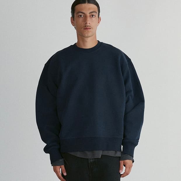 렉토 24F/W  RC 레크레이션 스웻셔츠 맨투맨 네이비