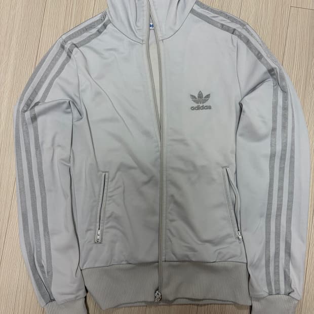 아디다스 해외판 희귀 실버 하늘 져지