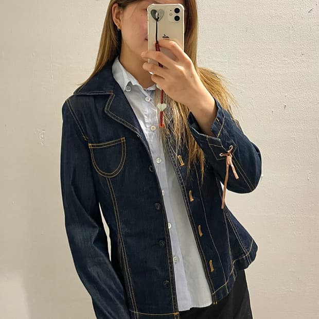 COURREGES y2k denim jacket