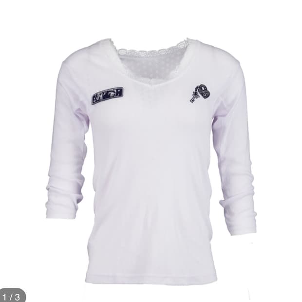 Shalom GOTTI LACE TOP WHTE