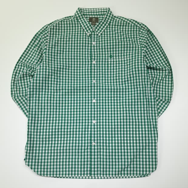 CL730 XL 팀버랜드 클래식 깅엄체크 그린 셔츠 남방
