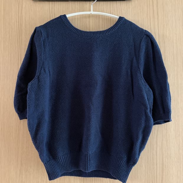문달 Charites knit in navy