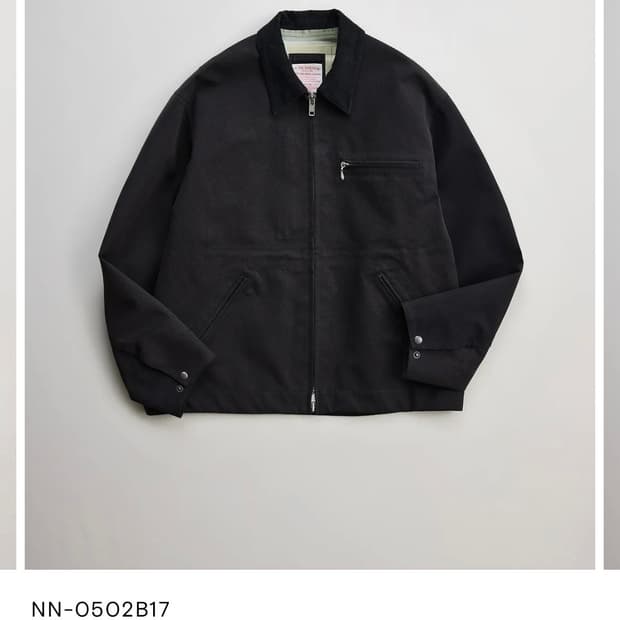 나이스네스 26ss 버든 burden 3-layer work jacket