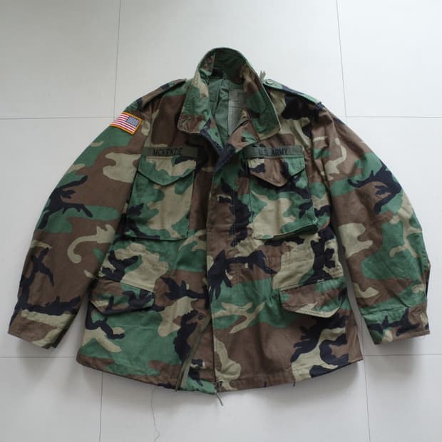 [데드스탁] 미군 오리지널 M65 우드랜드 필드자켓 M-S