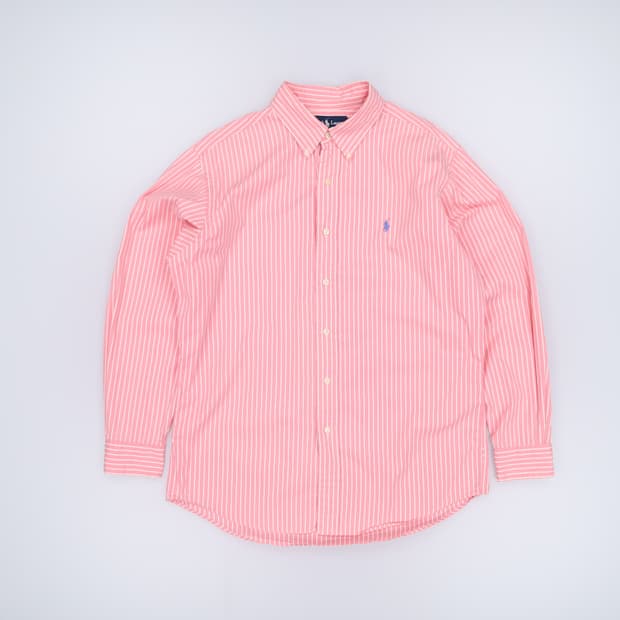 [L] 폴로 랄프로렌 커스텀핏 스트라이프 셔츠 남방 3780