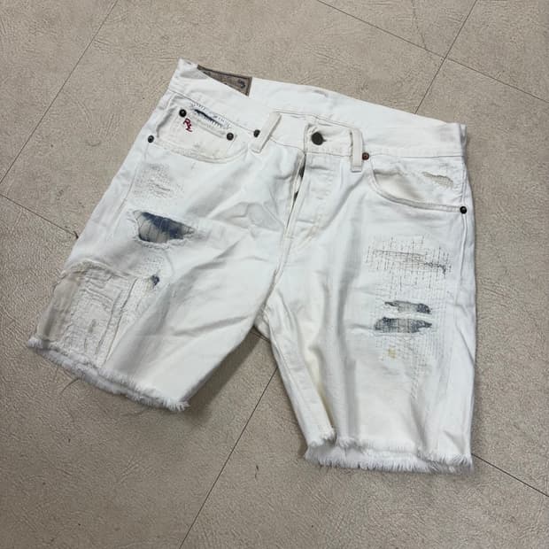 폴로 랄프로렌 패치워크 커팅 반바지