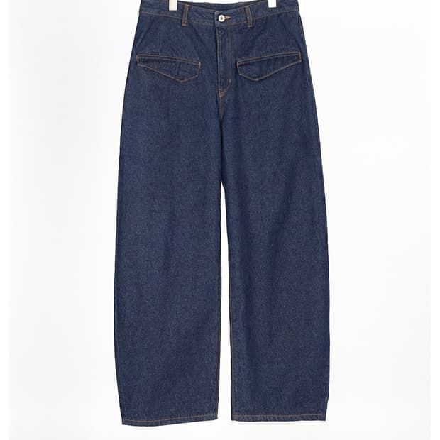 Aieul Curved Jeans_Indigo