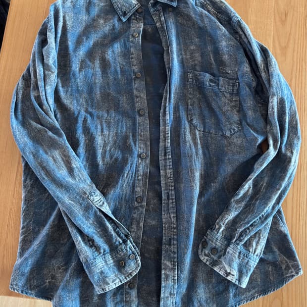 Urban outfitters 리버서블 체크 남방