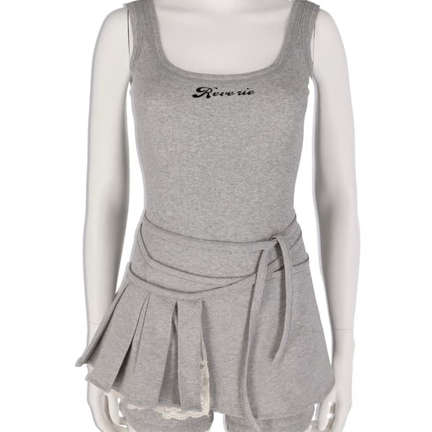 145오피스 롬퍼&스커트 세트 S