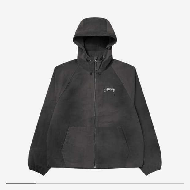 스투시 바람막이 쉘 자켓 블랙S