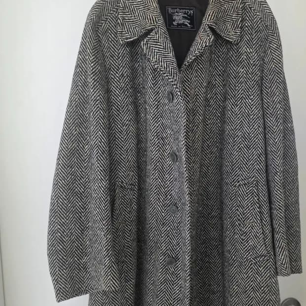 버버리 원패널 아이리쉬 트위드