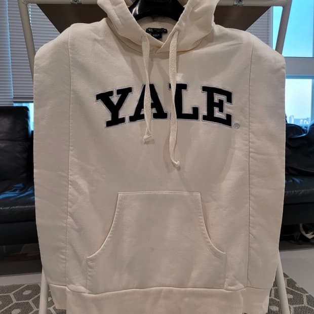 [ZARA x YALE] S 자라 예일 콜라보 슬리브리스 후드티