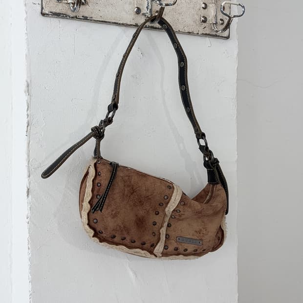 Guess rare suede shoulder bag