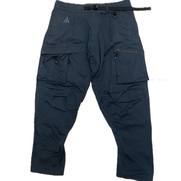 (Us L) Acg 우븐 카고 팬츠 네이비