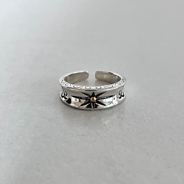 에스닉 볼드 반지 