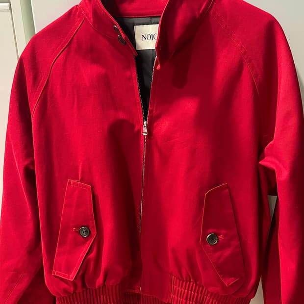 노이스 블루종 레드 M