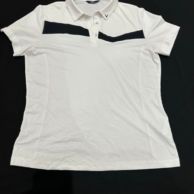 캘러웨이 여성 반팔 골프웨어 폴로 셔츠 (사이즈 100)