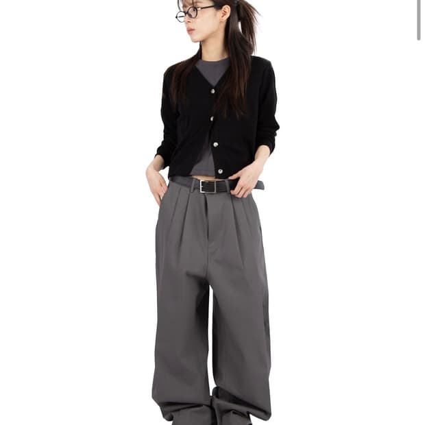 릿킴 NERD PINTUCK TROUSER