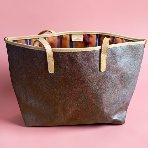 에트로 페이즐리 쇼퍼백