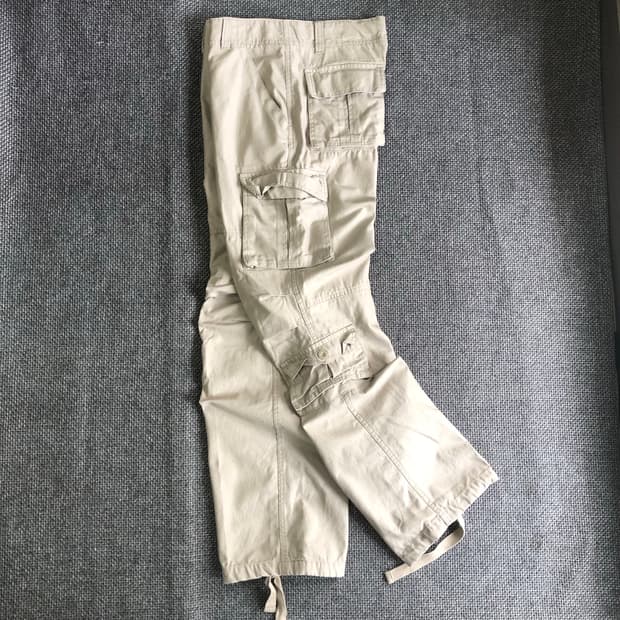 [L] Vintage 멀티포켓 카고 와이드 팬츠