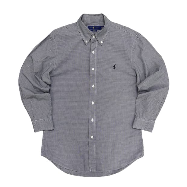 폴로 잔체크 스몰포니 셔츠(M)