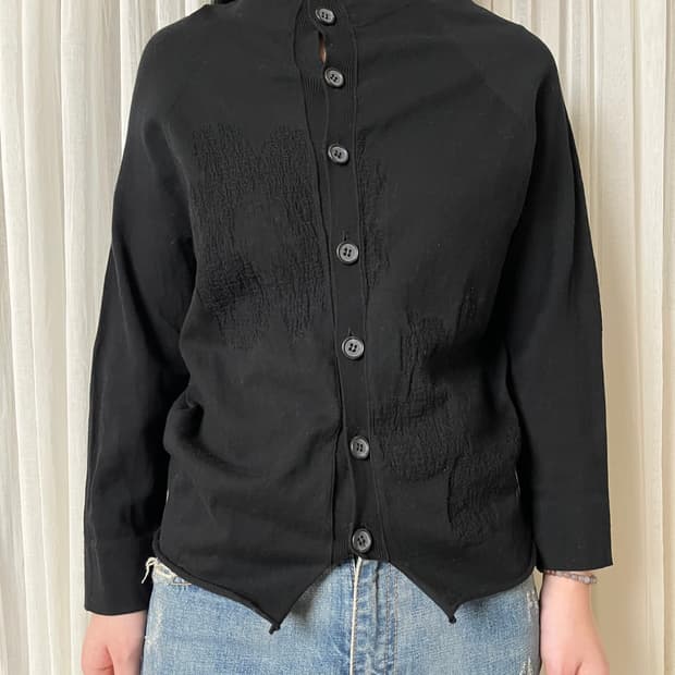 요지야마모토 하이넥 스웻 가디건 yohji yamamoto Y’s