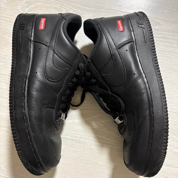 슈프림 에어포스1 블랙