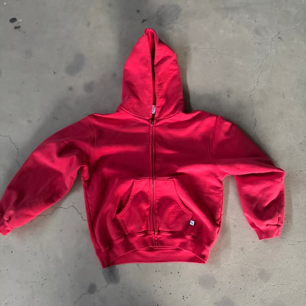 아킴보 클럽 후드 집업 L 레드