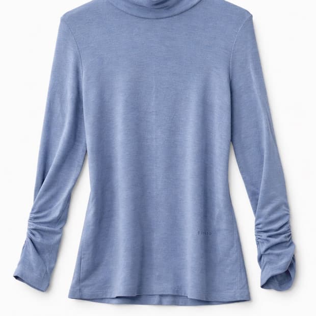 Sandro 목폴라티 블루 85