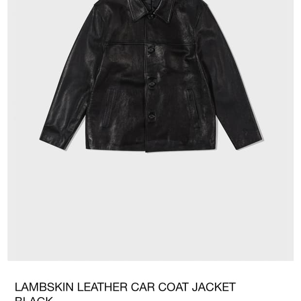 (구매)로우클래식 램스킨 자켓 M L 사이즈