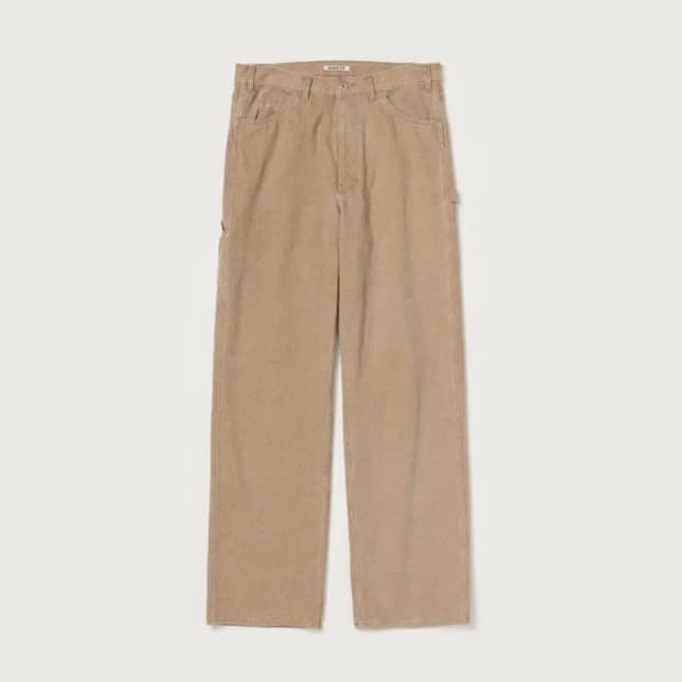 오라리 24aw 워시드 오가닉 캔버스 데님 5사이즈