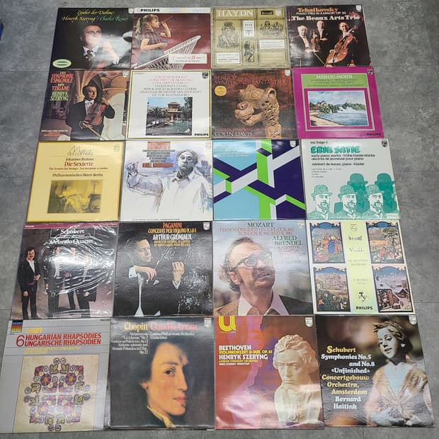 음질좋은 필립스 클래식 LP 음반 모음 20장