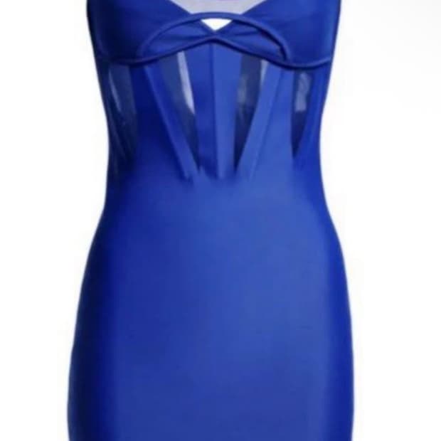 H&m mugler corset dress