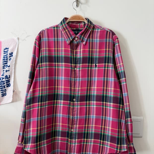 132. 폴로 체크셔츠