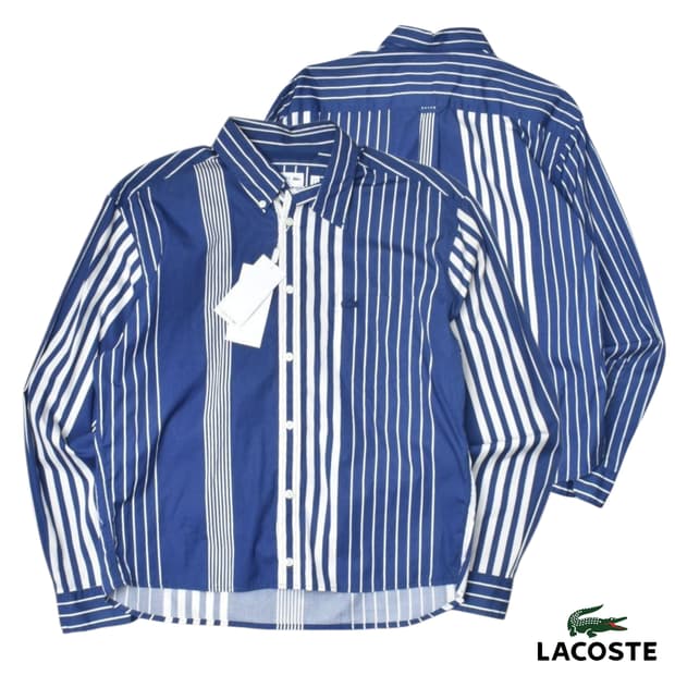 라코스테 스트라이프 셔츠 남방 M N0844