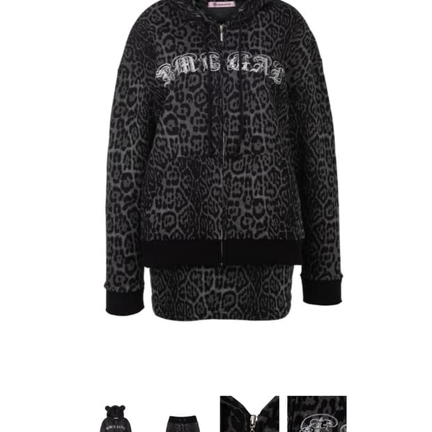 베이비메탈클럽 베메클 베어 갤 후드 집업 블랙 