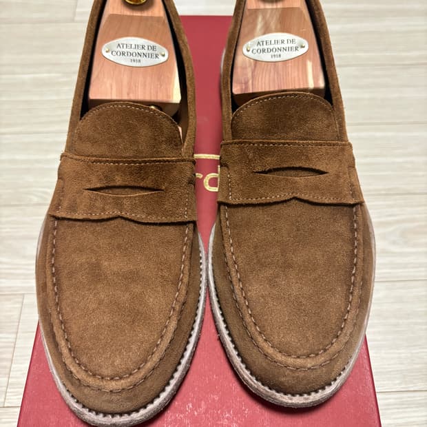 그라더스 로퍼01 스웨이드 브라운 265