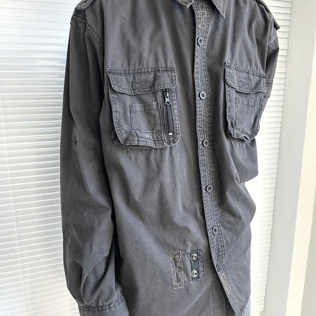 VTG 오버핏 멀티포켓 셔츠 자켓