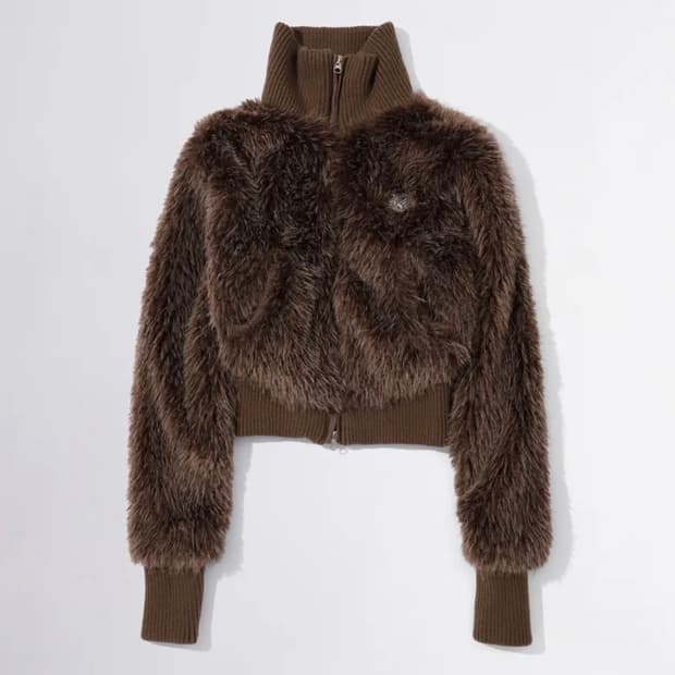 스컬프터 퍼 집업